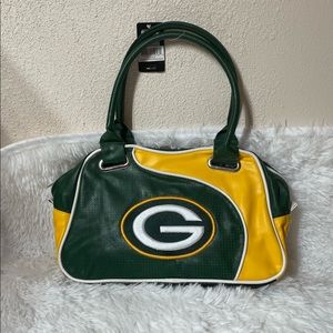 NWT-NFL Green Bay Packers Perfect Bowler Purse Hand Bag